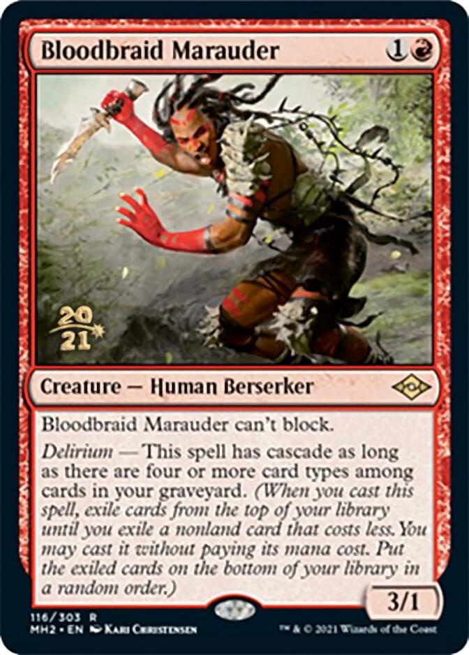 Bloodbraid Marauder [Modern Horizons 2 Prerelease Promos] | Rook's Games and More