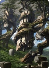 Forest 2 Art Card [Zendikar Rising Art Series] | Rook's Games and More