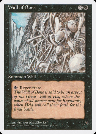 Wall of Bone [Fourth Edition] | Rook's Games and More