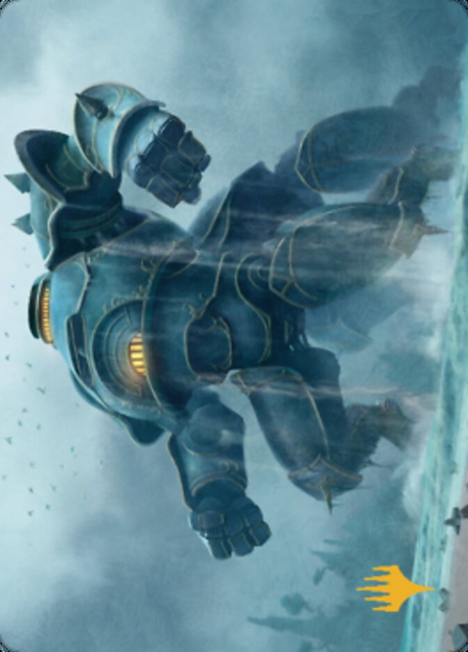 Depth Charge Colossus Art Card (Gold-Stamped Planeswalker Symbol) [The Brothers' War Art Series] | Rook's Games and More
