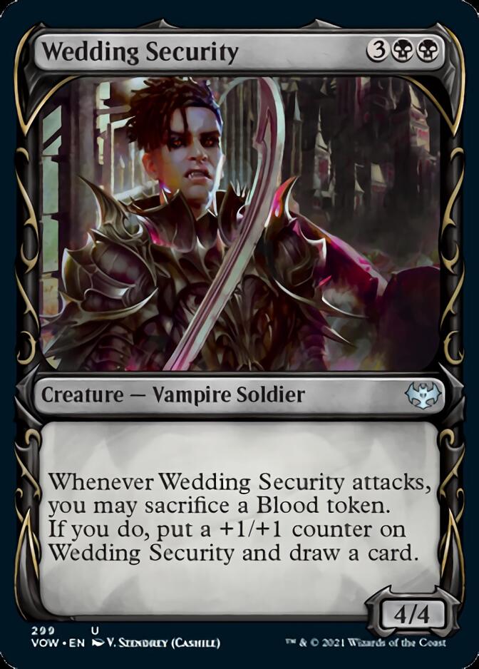 Wedding Security (Showcase Fang Frame) [Innistrad: Crimson Vow] | Rook's Games and More