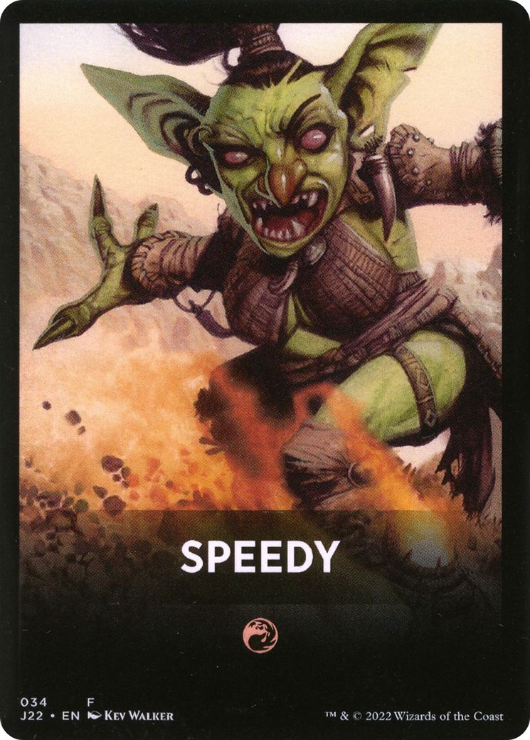 Speedy Theme Card [Jumpstart 2022 Front Cards] | Rook's Games and More
