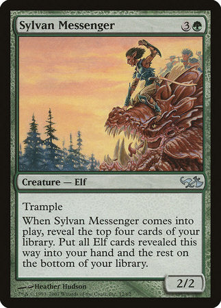 Sylvan Messenger [Duel Decks: Elves vs. Goblins] | Rook's Games and More