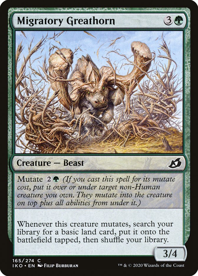 Migratory Greathorn [Ikoria: Lair of Behemoths] | Rook's Games and More