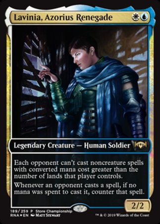 Lavinia, Azorius Renegade [Ravnica Allegiance Promos] | Rook's Games and More