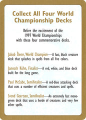 1997 World Championships Ad [World Championship Decks 1997]