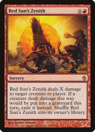 Red Sun's Zenith [Mirrodin Besieged] | Rook's Games and More