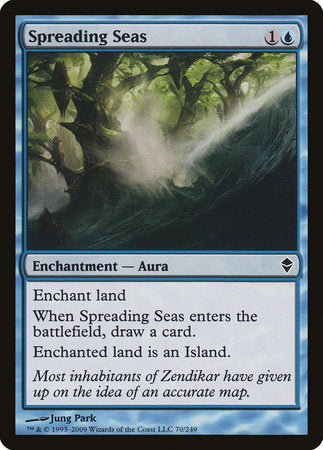 Spreading Seas [Zendikar] | Rook's Games and More