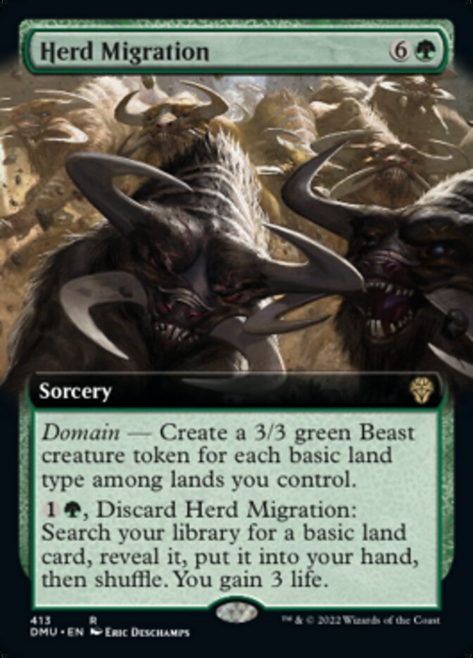 Herd Migration (Extended Art) [Dominaria United] | Rook's Games and More