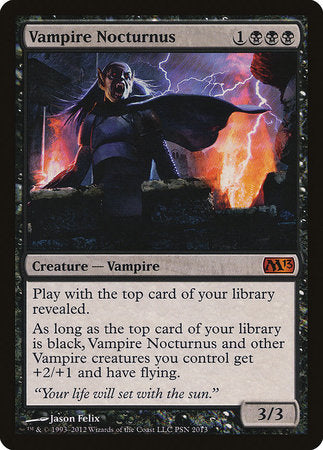 Vampire Nocturnus [Duels of the Planeswalkers Promos 2012] | Rook's Games and More