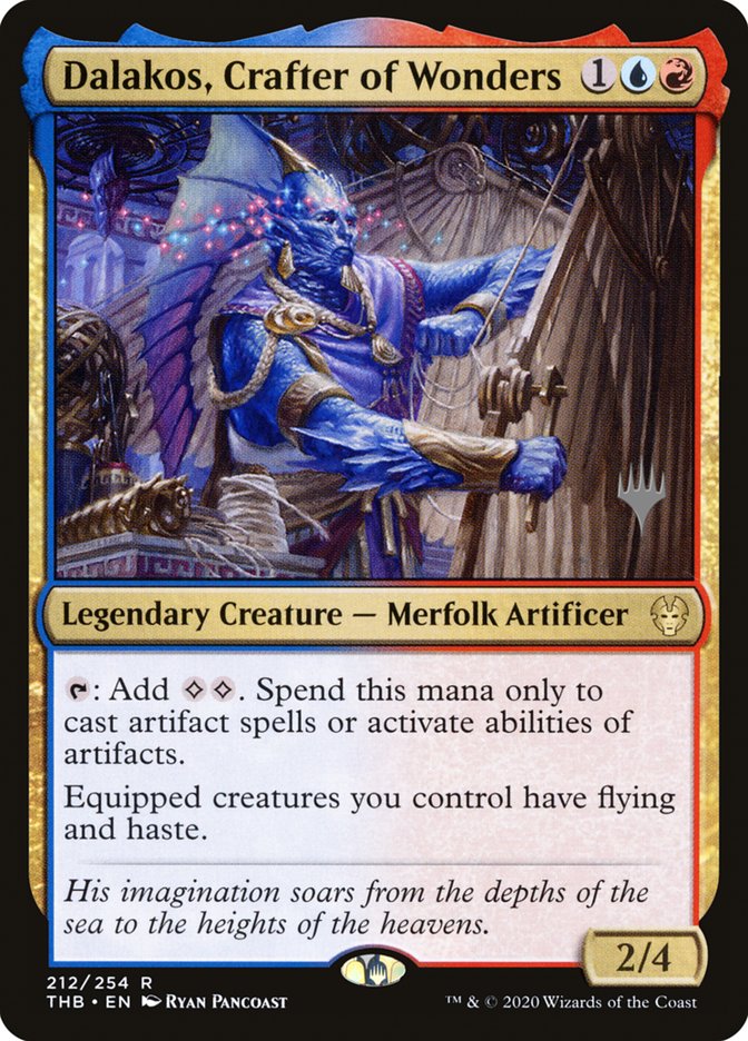 Dalakos, Crafter of Wonders (Promo Pack) [Theros Beyond Death Promos] | Rook's Games and More