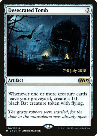 Desecrated Tomb [Core Set 2019 Promos] | Rook's Games and More