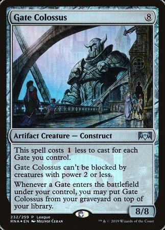 Gate Colossus [Ravnica Allegiance Promos] | Rook's Games and More