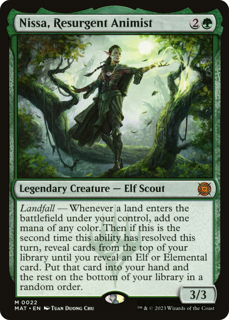 Nissa, Resurgent Animist [March of the Machine: The Aftermath] | Rook's Games and More