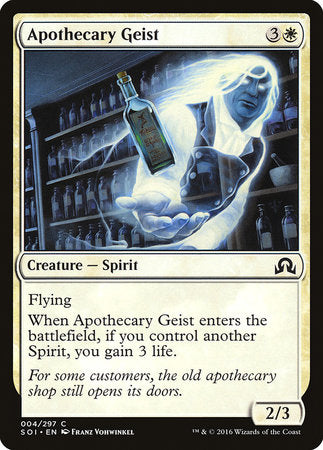 Apothecary Geist [Shadows over Innistrad] | Rook's Games and More