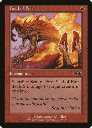 Seal of Fire [Nemesis] | Rook's Games and More