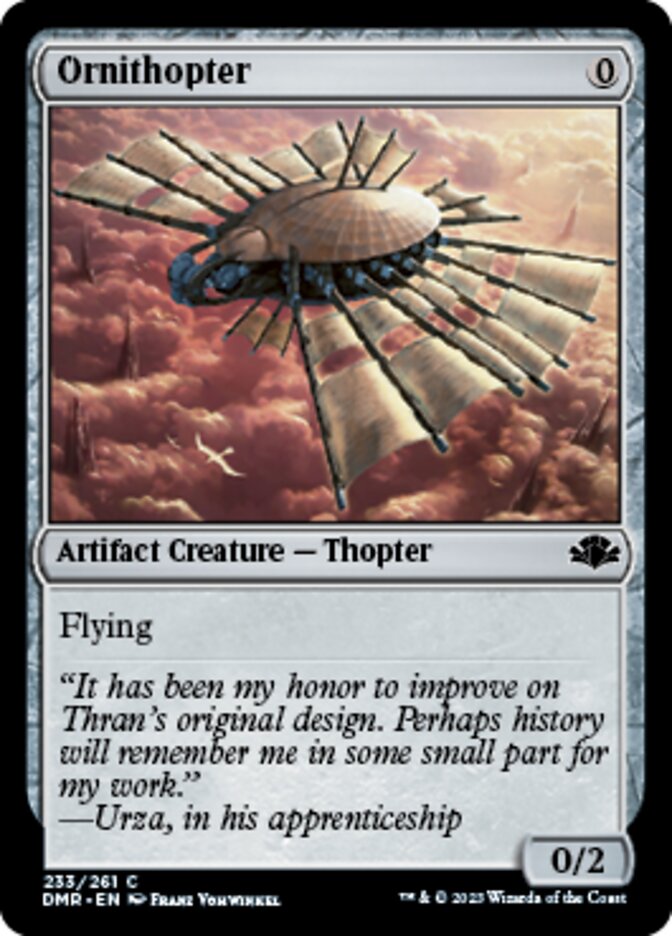 Ornithopter [Dominaria Remastered] | Rook's Games and More