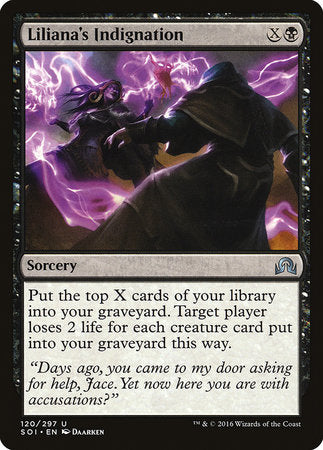 Liliana's Indignation [Shadows over Innistrad] | Rook's Games and More