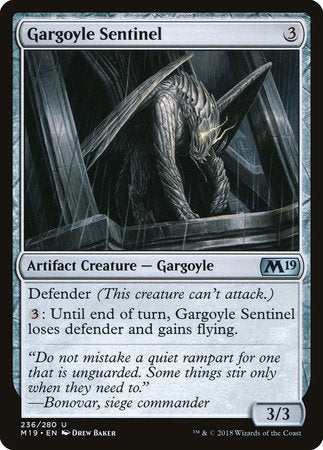 Gargoyle Sentinel [Core Set 2019] | Rook's Games and More