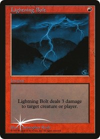 Lightning Bolt [Judge Gift Cards 1998] | Rook's Games and More