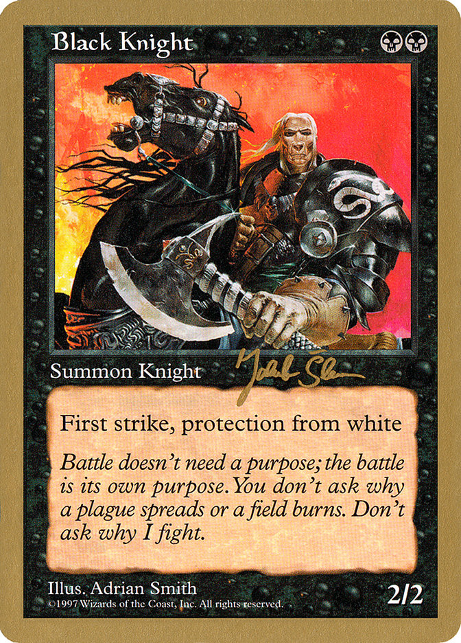 Black Knight (Jakub Slemr) [World Championship Decks 1997] | Rook's Games and More