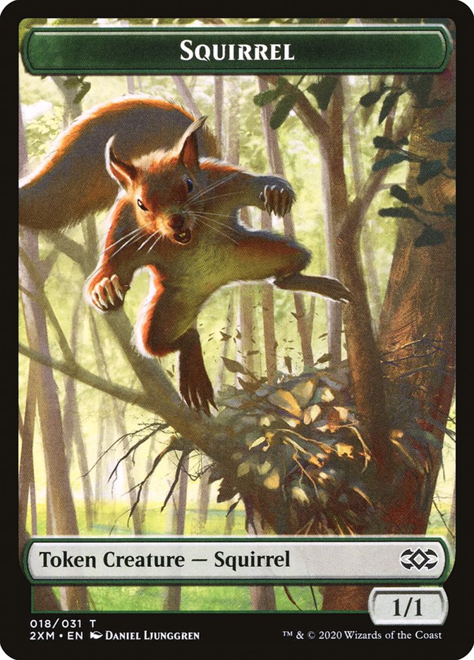 Squirrel Token [Double Masters] | Rook's Games and More