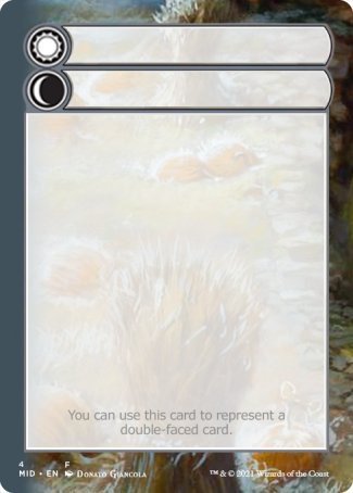 Helper Card (4/9) [Innistrad: Midnight Hunt Tokens] | Rook's Games and More