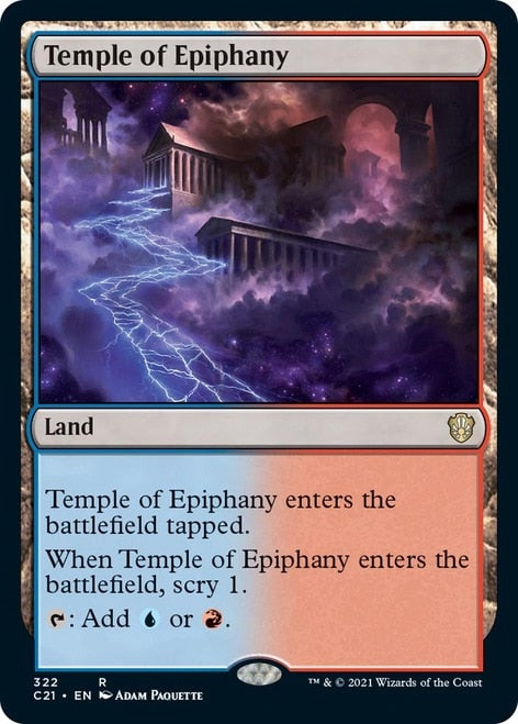 Temple of Epiphany [Commander 2021] | Rook's Games and More