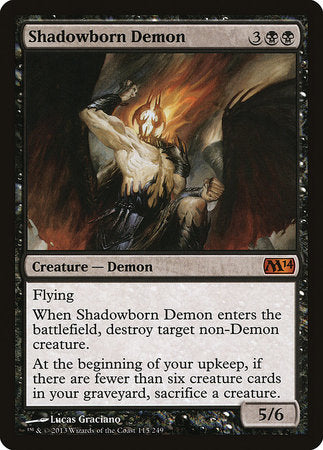 Shadowborn Demon [Magic 2014] | Rook's Games and More