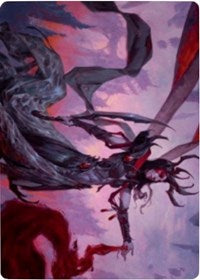 Drana, the Last Bloodchief Art Card [Zendikar Rising Art Series] | Rook's Games and More