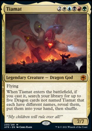 Tiamat (Promo Pack) [Dungeons & Dragons: Adventures in the Forgotten Realms Promos] | Rook's Games and More