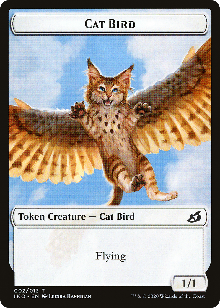 Cat Bird // Spirit Double-Sided Token [Starter Commander Decks] | Rook's Games and More