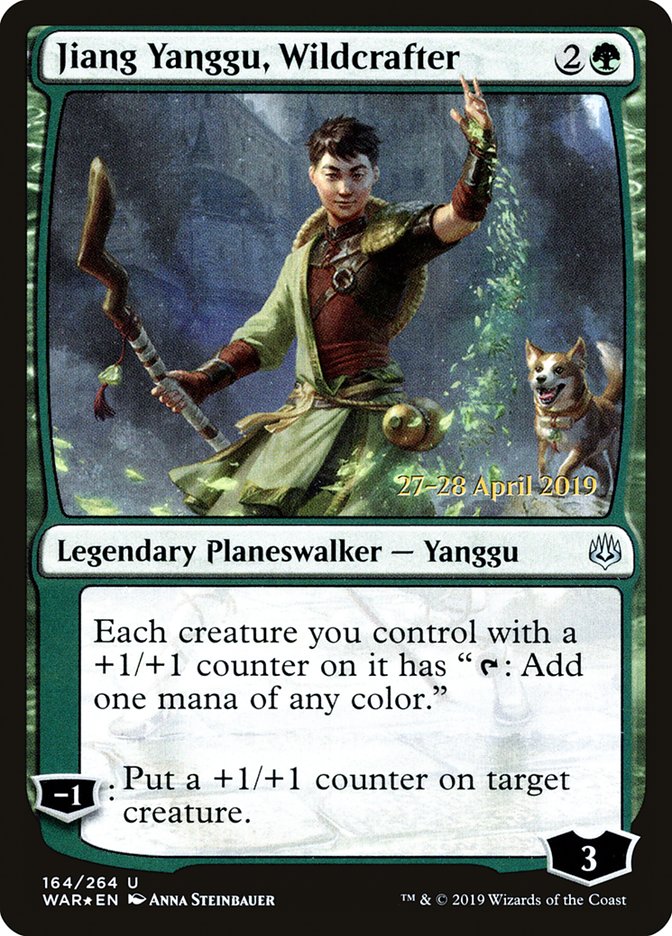 Jiang Yanggu, Wildcrafter  [War of the Spark Prerelease Promos] | Rook's Games and More