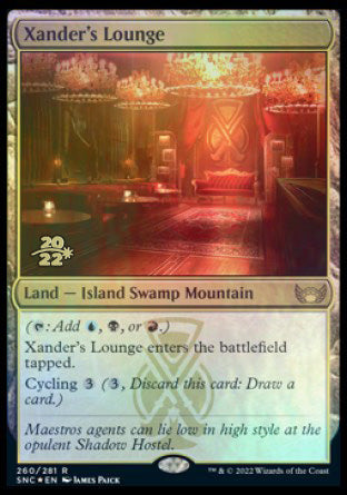 Xander's Lounge [Streets of New Capenna Prerelease Promos] | Rook's Games and More