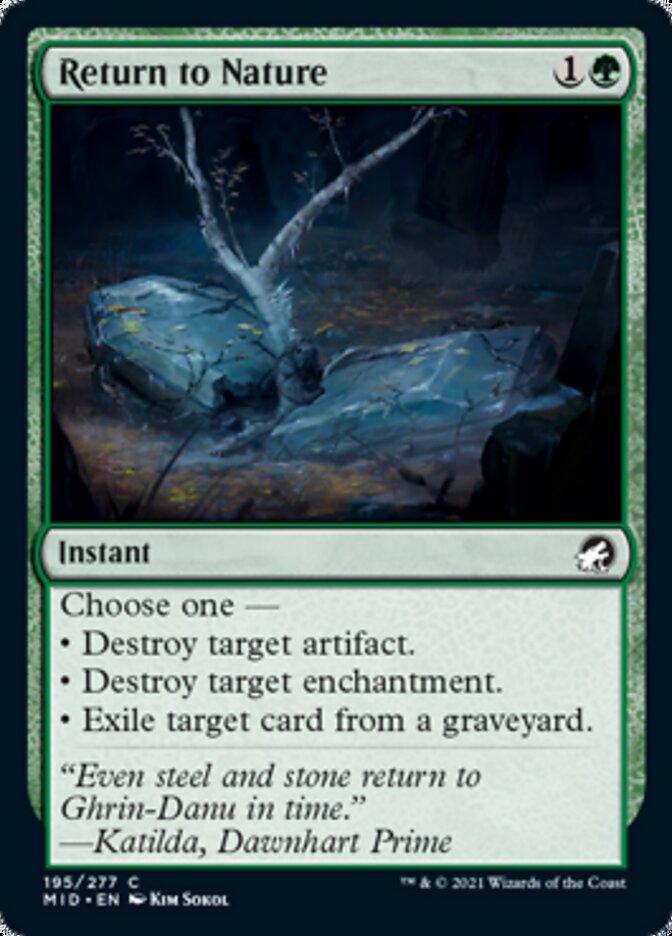 Return to Nature [Innistrad: Midnight Hunt] | Rook's Games and More