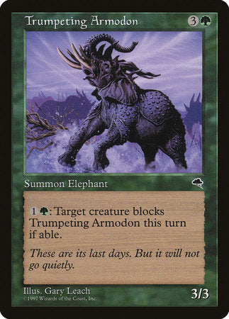 Trumpeting Armodon [Tempest] | Rook's Games and More