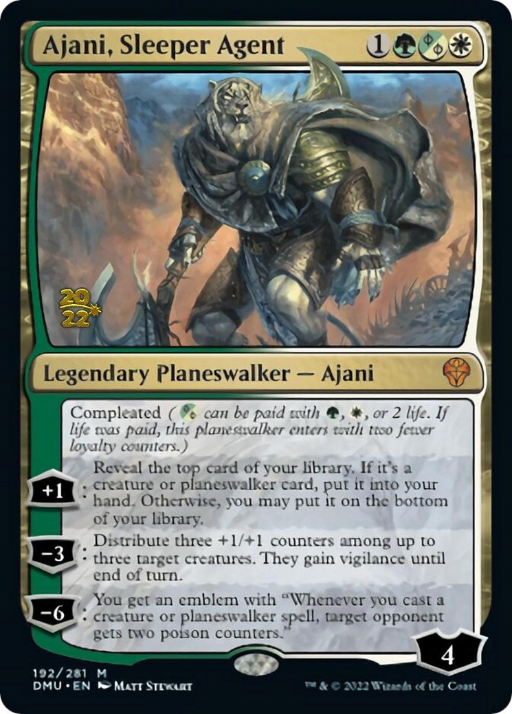 Ajani, Sleeper Agent [Dominaria United Prerelease Promos] | Rook's Games and More
