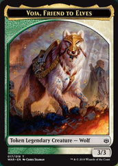 Voja, Friend to Elves Token [War of the Spark Tokens]