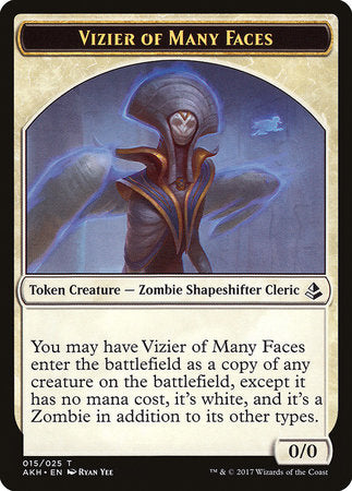 Vizier of Many Faces Token [Amonkhet Tokens] | Rook's Games and More