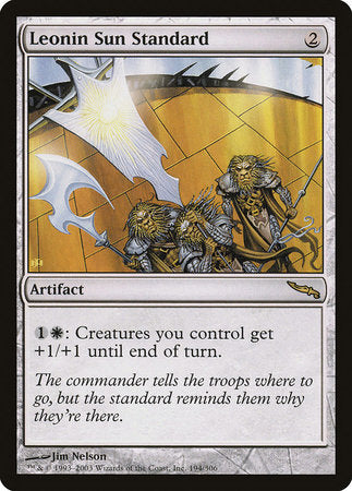 Leonin Sun Standard [Mirrodin] | Rook's Games and More