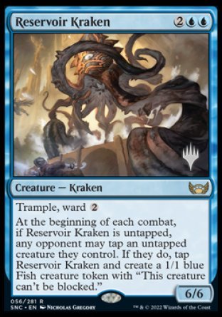 Reservoir Kraken (Promo Pack) [Streets of New Capenna Promos] | Rook's Games and More