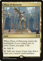 Plaza of Harmony (Promo Pack) [Ravnica Allegiance Promos]