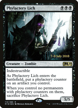 Phylactery Lich [Core Set 2019 Promos] | Rook's Games and More