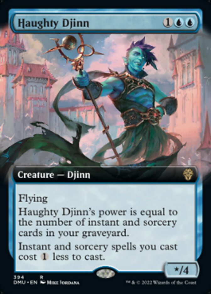 Haughty Djinn (Extended Art) [Dominaria United] | Rook's Games and More