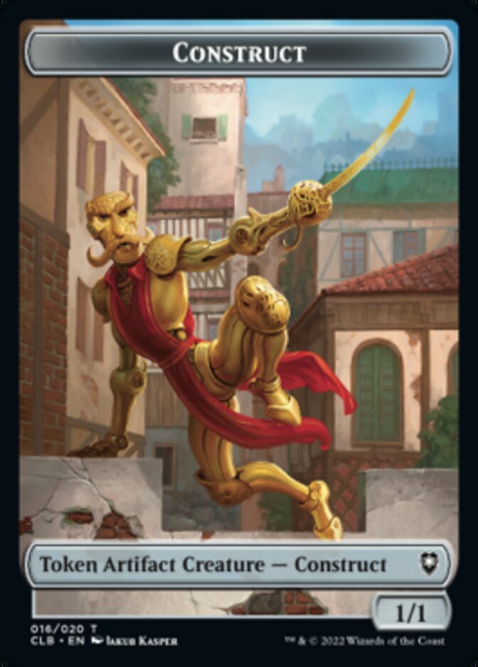 Construct Token [Commander Legends: Battle for Baldur's Gate Tokens] | Rook's Games and More