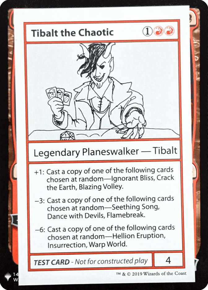 Tibalt the Chaotic [Mystery Booster Playtest Cards] | Rook's Games and More