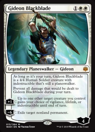Gideon Blackblade [War of the Spark] | Rook's Games and More