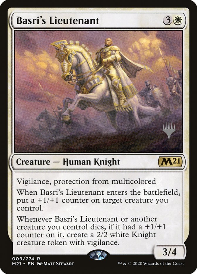 Basri's Lieutenant (Promo Pack) [Core Set 2021 Promos] | Rook's Games and More