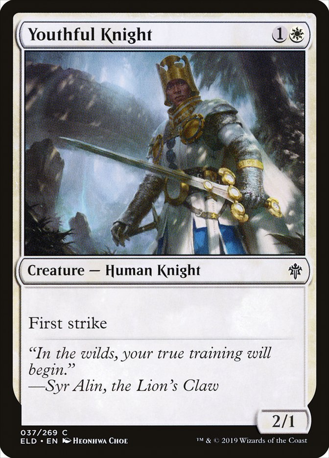 Youthful Knight [Throne of Eldraine] | Rook's Games and More