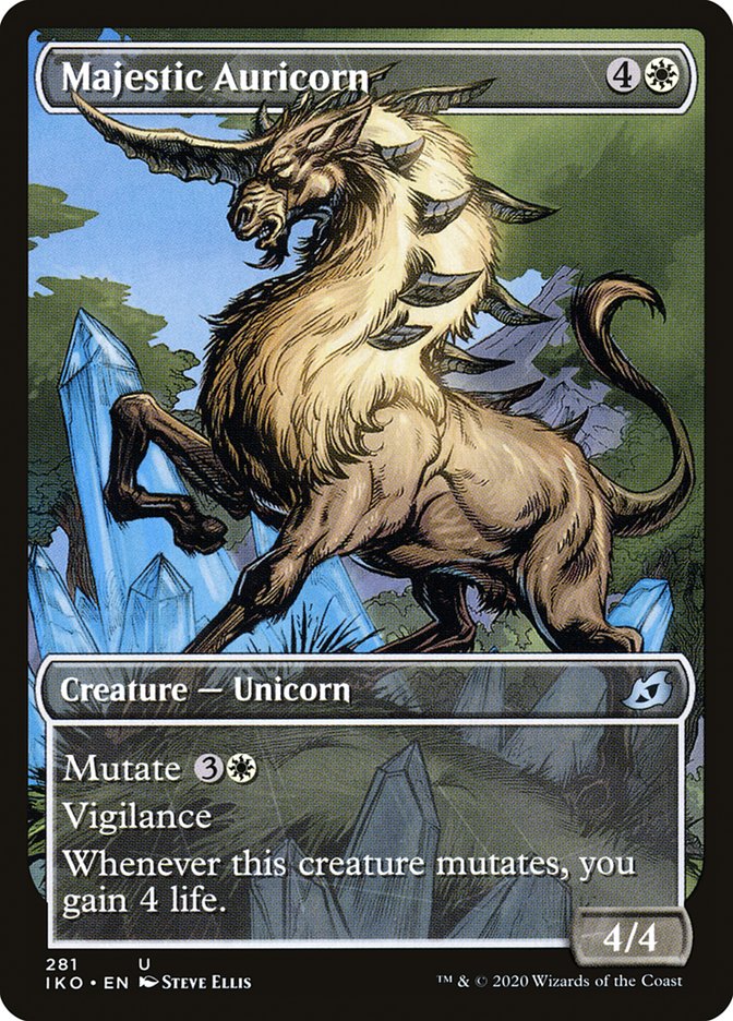 Majestic Auricorn (Showcase) [Ikoria: Lair of Behemoths] | Rook's Games and More